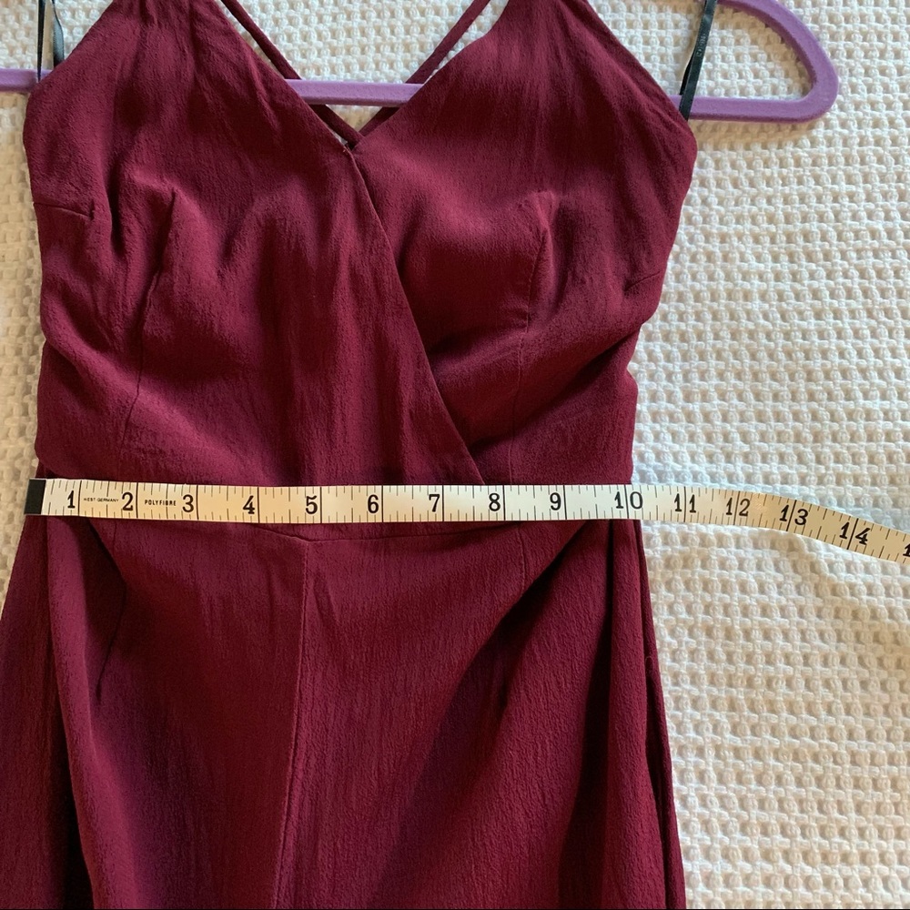 Forever 21 Palazzo Leg Red Jumpsuit Size Medium - Picture 9 of 15